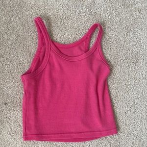 Basic pink tank top